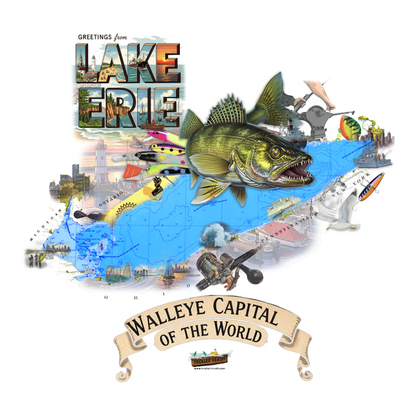 Lake Erie - Walleye Capital Tee