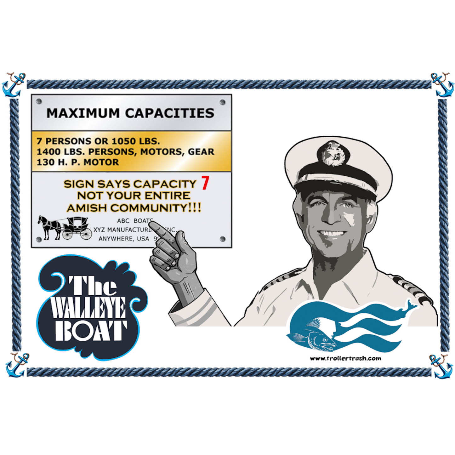 Loveboat Collection - Walleye - Cpt Stubing Amish