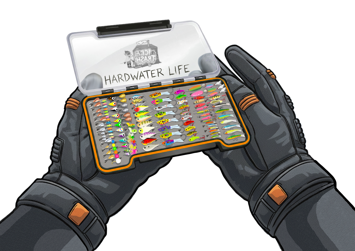 Hardwater Life Jig Box Tee