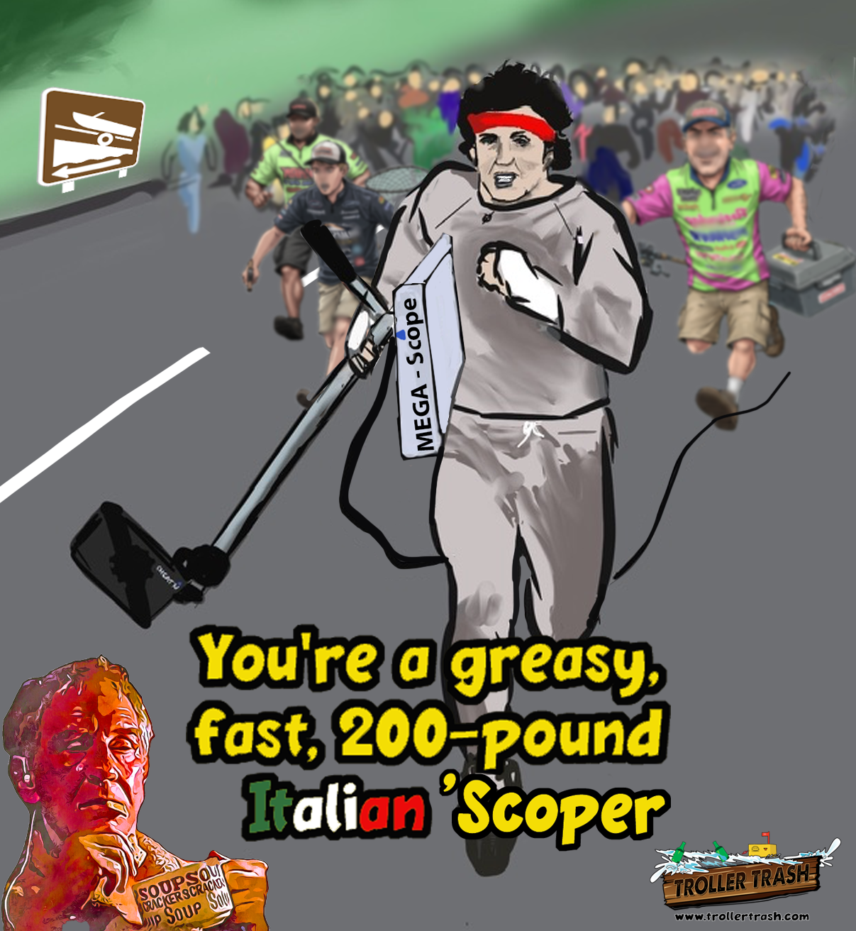 Rocky Collection Running Rocky Sticker