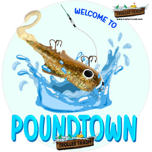 Welcome To Poundtown Sticker Stickers